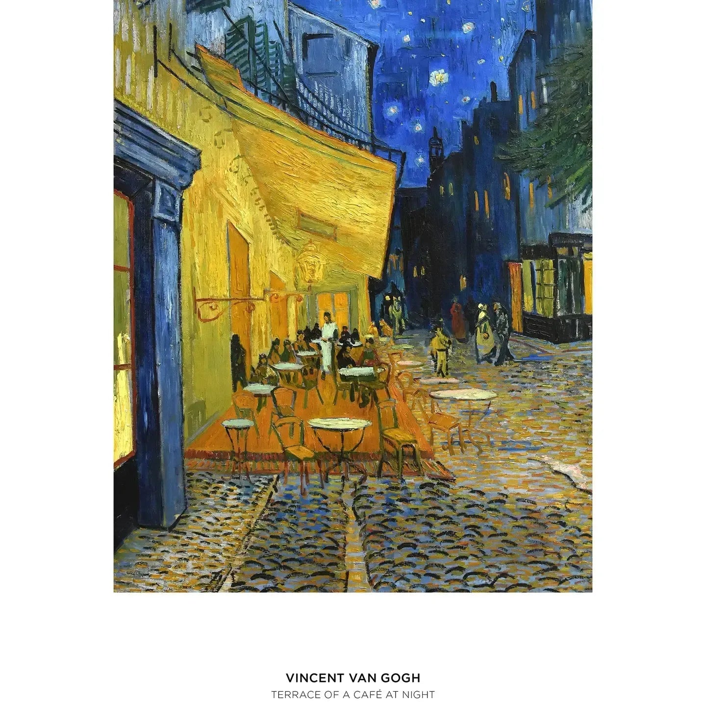 Terrace of A Café At Night by Van Gogh 500 Piece Jigsaw Puzzle Pomegranate