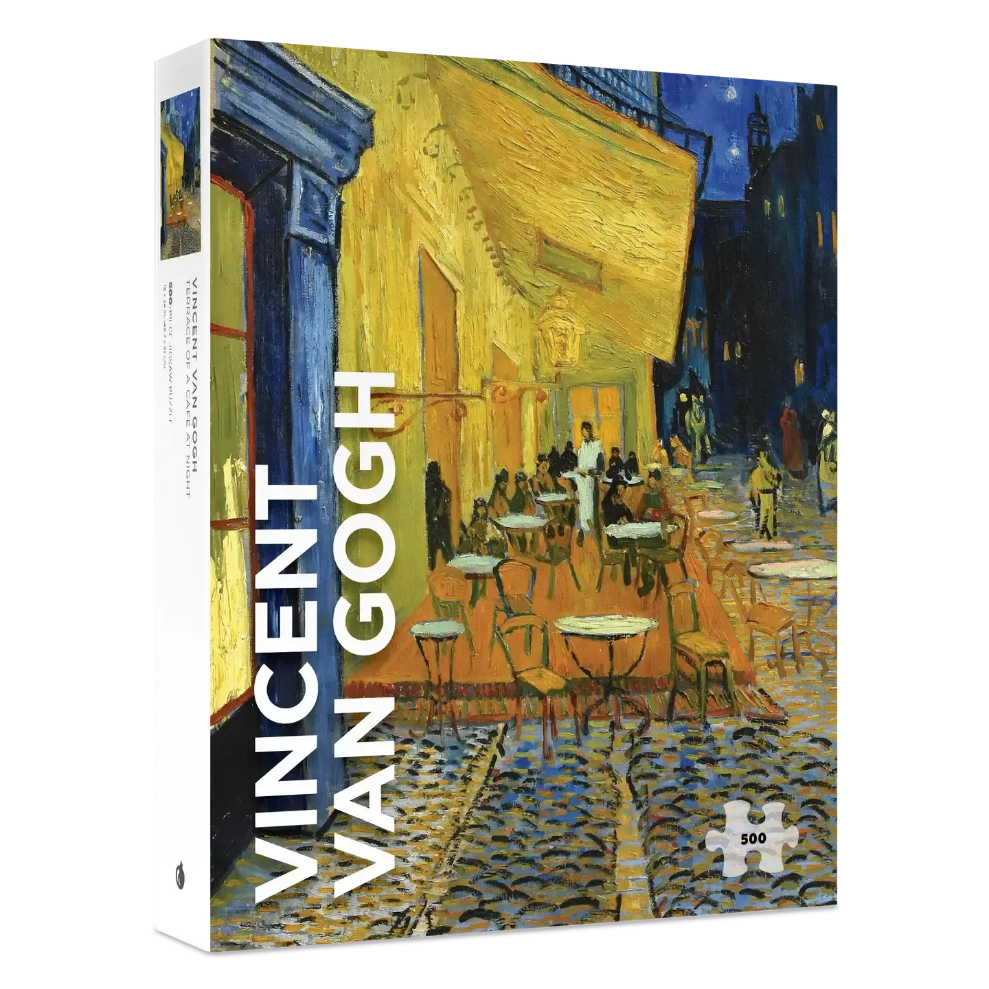 Terrace of A Café At Night by Van Gogh 500 Piece Jigsaw Puzzle Pomegranate