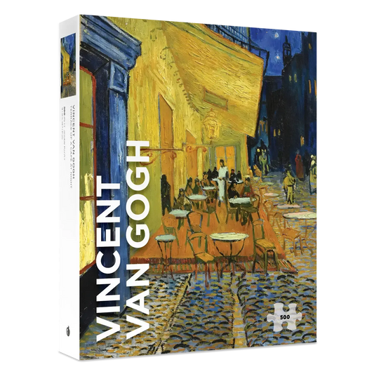 Terrace of A Café At Night by Van Gogh 500 Piece Jigsaw Puzzle Pomegranate