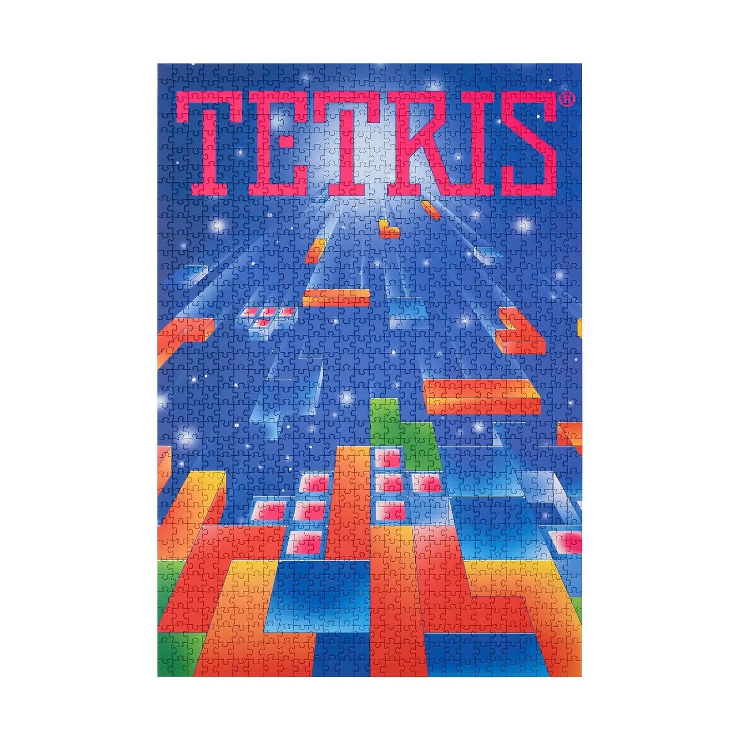 Tetris 1989® 1000 Piece Premium Jigsaw Puzzle Blue Kazoo