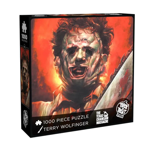 Texas Chainsaw Massacre Leatherface 1000 Piece Jigsaw Puzzle TOTS