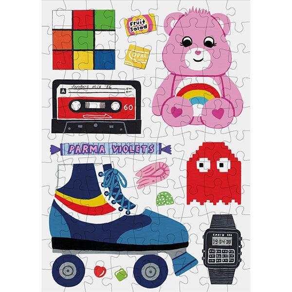 The 80s 99 Piece Mini Jigsaw Puzzle Happily