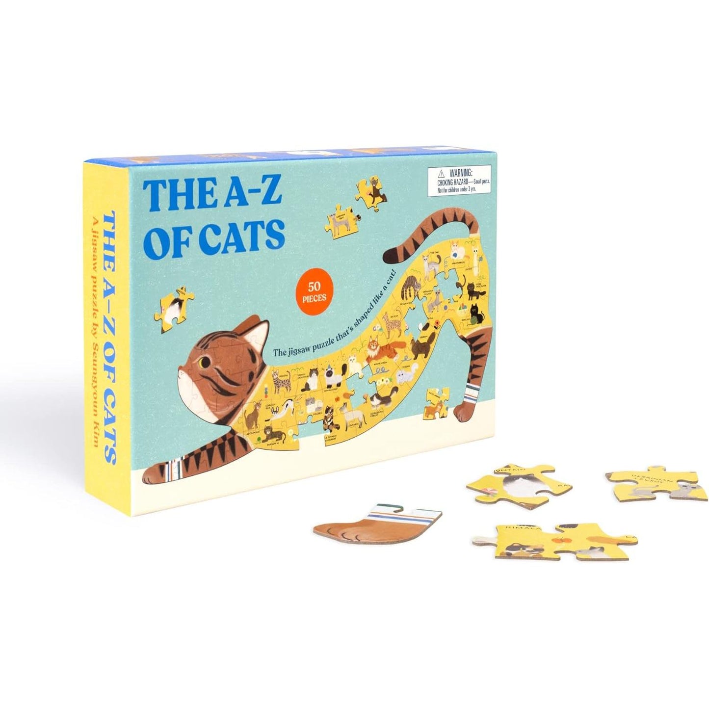 The A-Z of Cats 50 Piece Jigsaw Puzzle Laurence King