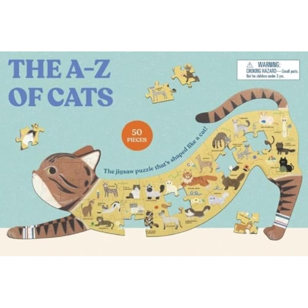 The A-Z of Cats 50 Piece Jigsaw Puzzle Laurence King