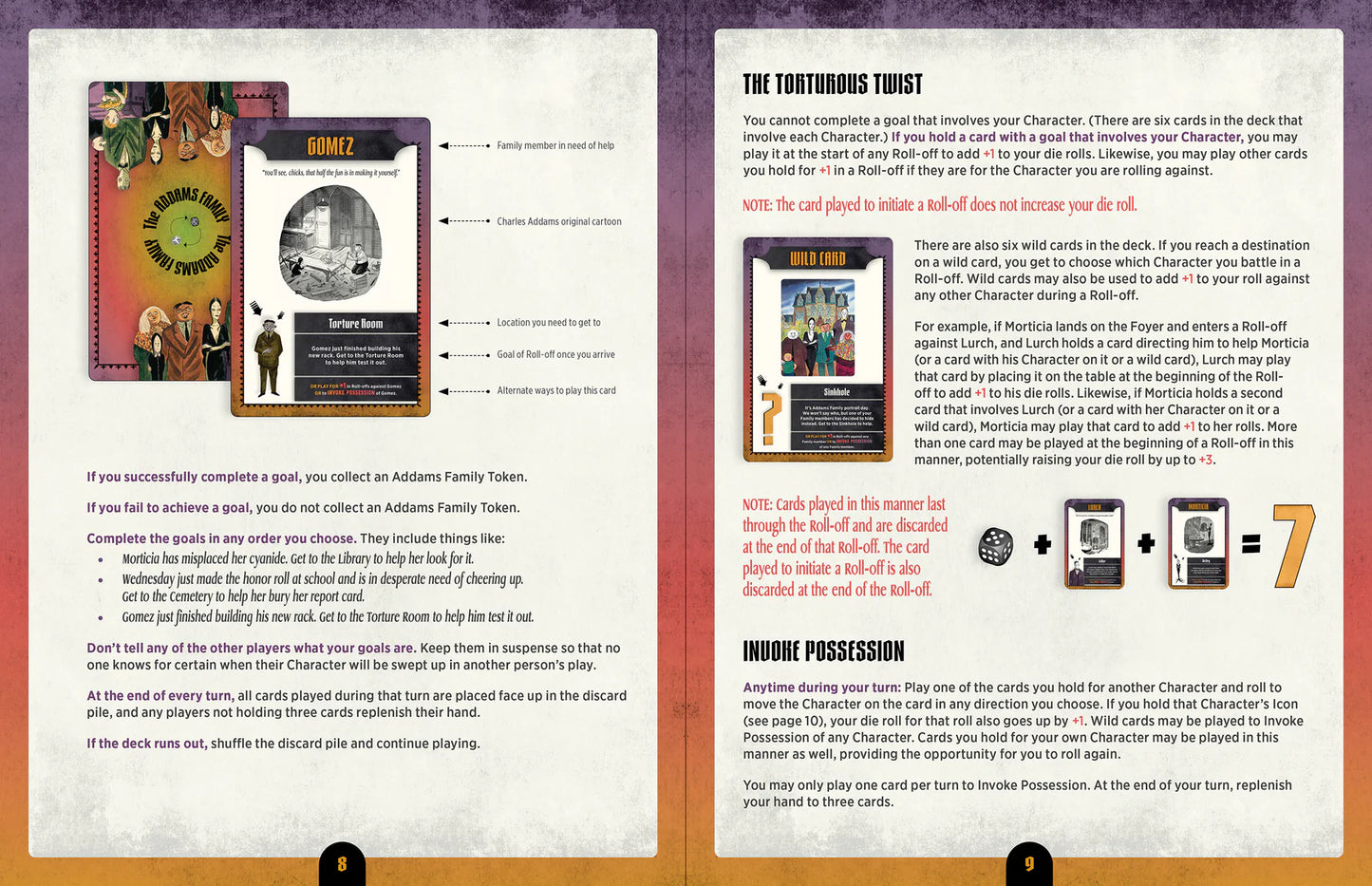 The Addams Family: A Delightfully Frightful Creepy Board Game Pomegranate