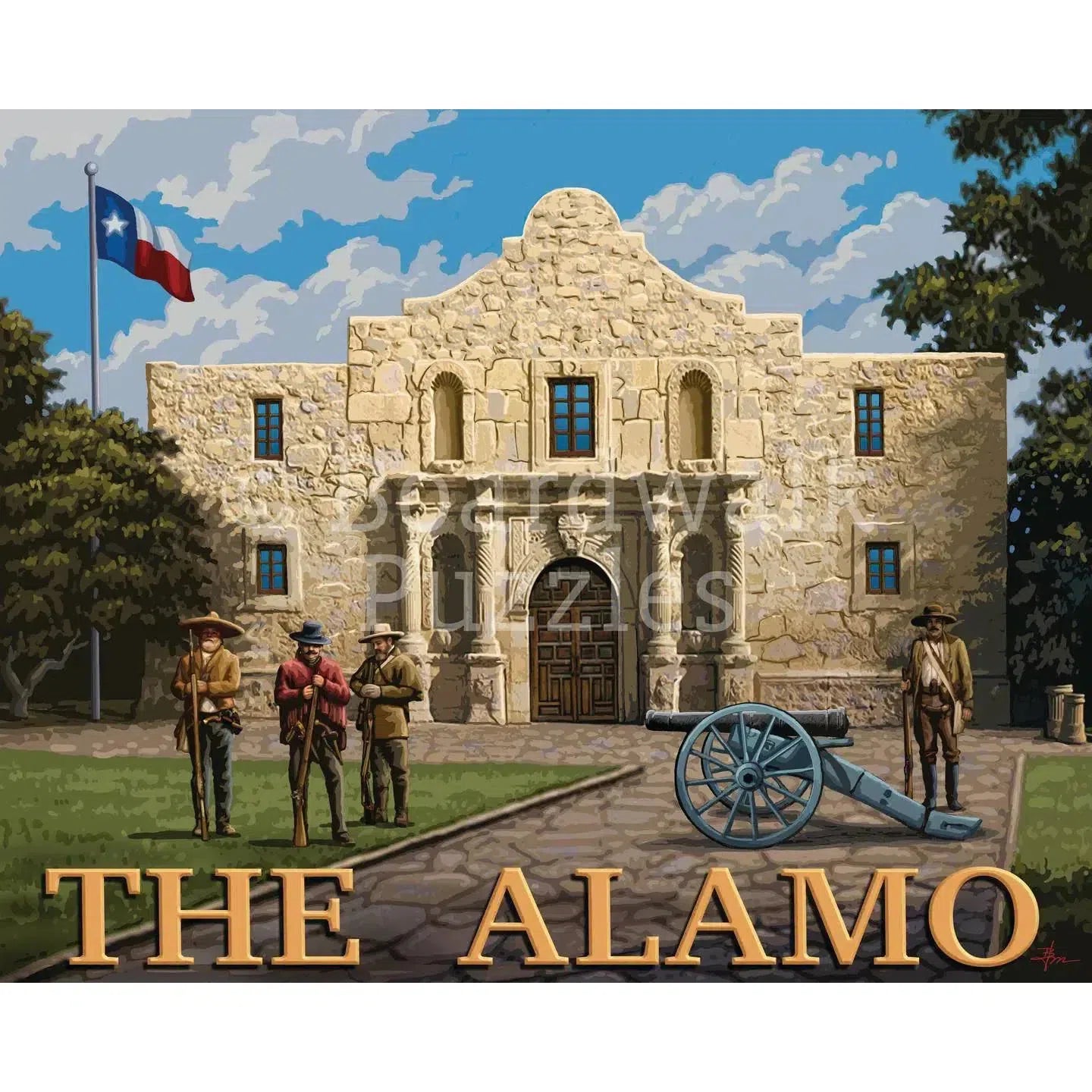 The Alamo 210 Piece Jigsaw Puzzle Boardwalk