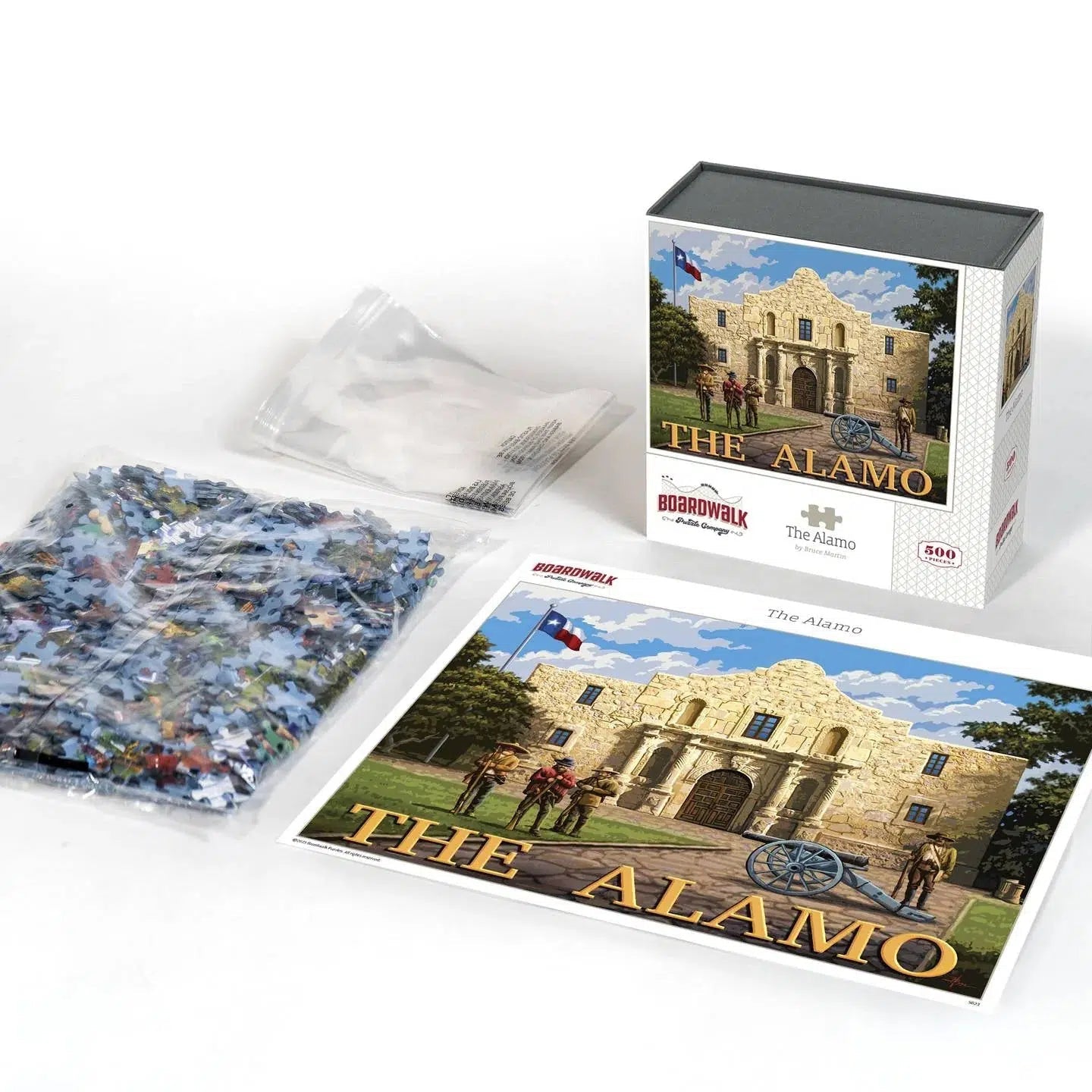 The Alamo 500 Piece Jigsaw Puzzle Boardwalk