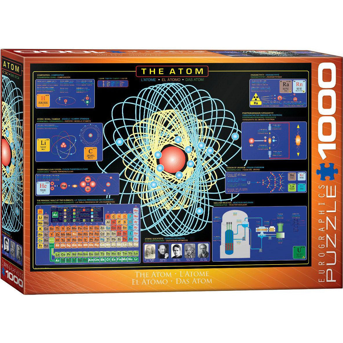 The Atom 1000 Piece Jigsaw Puzzle Eurographics