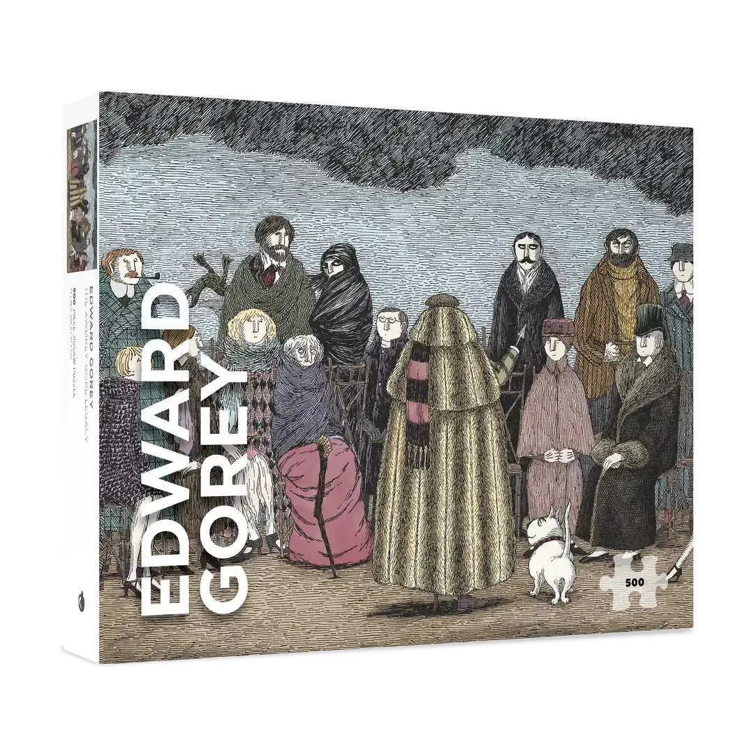 The Awdrey-Gore Legacy by Edward Gorey 500 Piece Jigsaw Puzzle Pomegranate