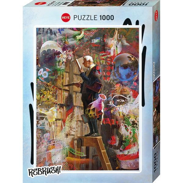 The Bookworm Rebrush 1000 Piece Jigsaw Puzzle Heye