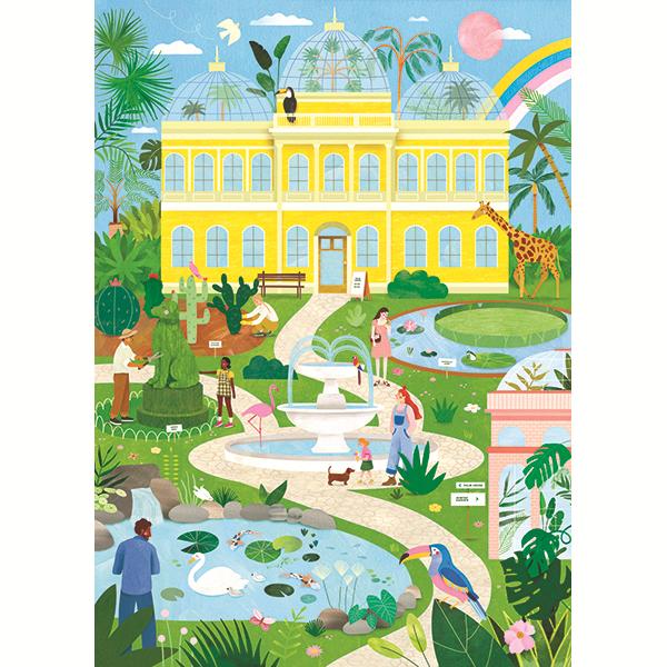 The Botanical Garden 1000 Piece Jigsaw Puzzle Holiyay