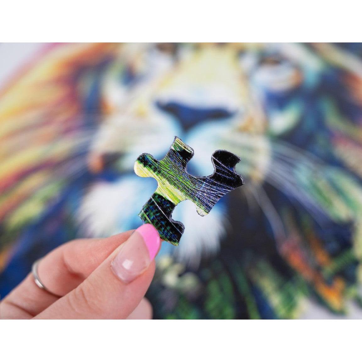 The Brave Colors of a Lion 500 Piece Jigsaw Puzzle Springbok