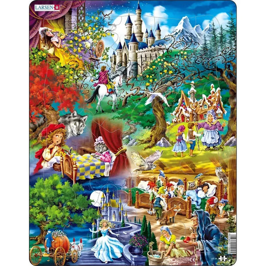 The Brothers Grimms' Fairy Tales 33 Piece Tray Jigsaw Puzzle Larsen