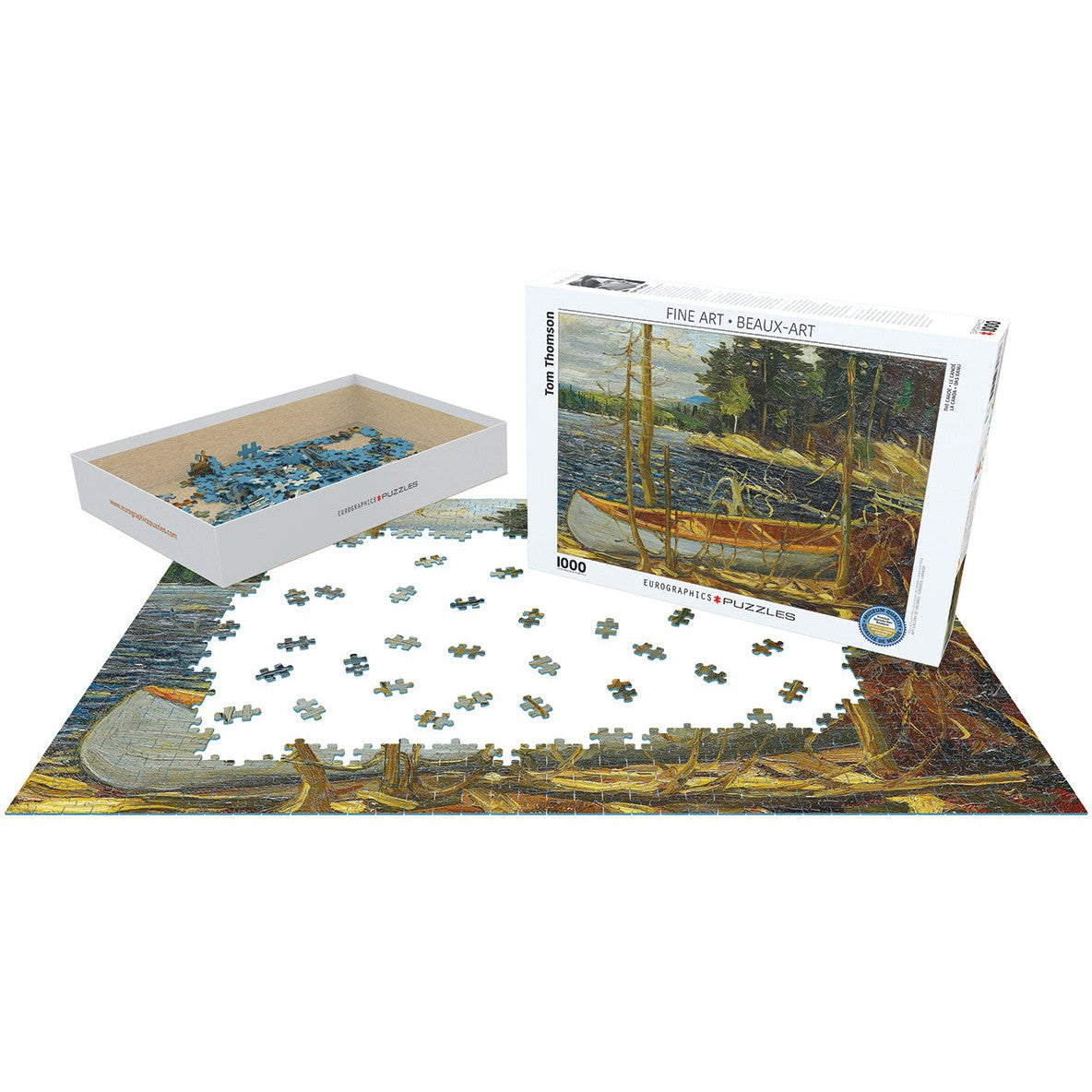 The Canoe 1000 Piece Jigsaw Puzzle Eurographics