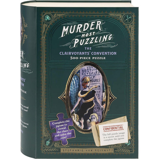 The Clairvoyants' Convention 500 Piece Murder Mystery Jigsaw Puzzle Chronicle