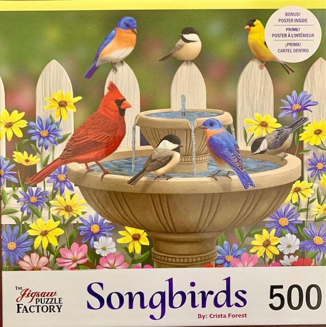 The Colors of Spring Songbirds 500 Piece Jigsaw Puzzle Leap Year