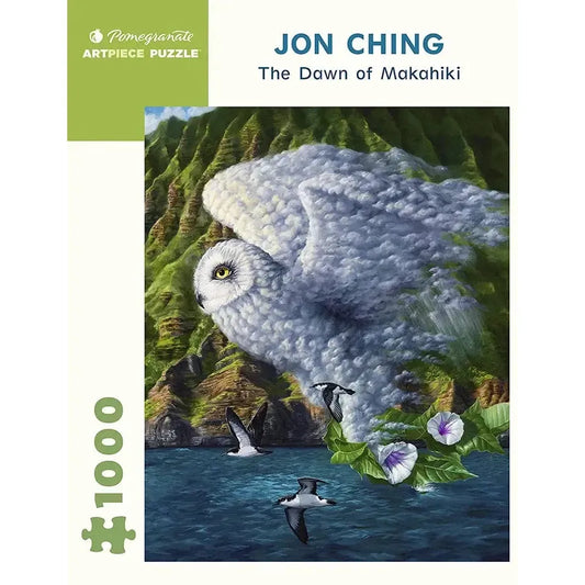 The Dawn of Makahiki by Jon Ching 1000 Piece Jigsaw Puzzle Pomegranate