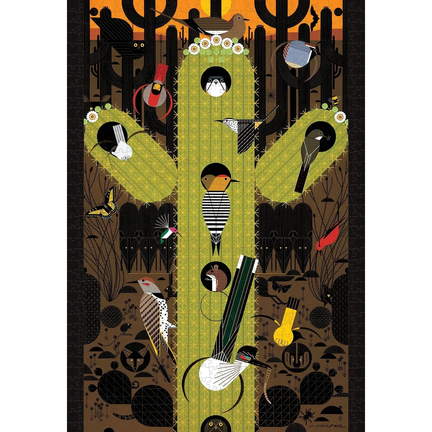 The Desert 1000 Piece Jigsaw Puzzle Pomegranate