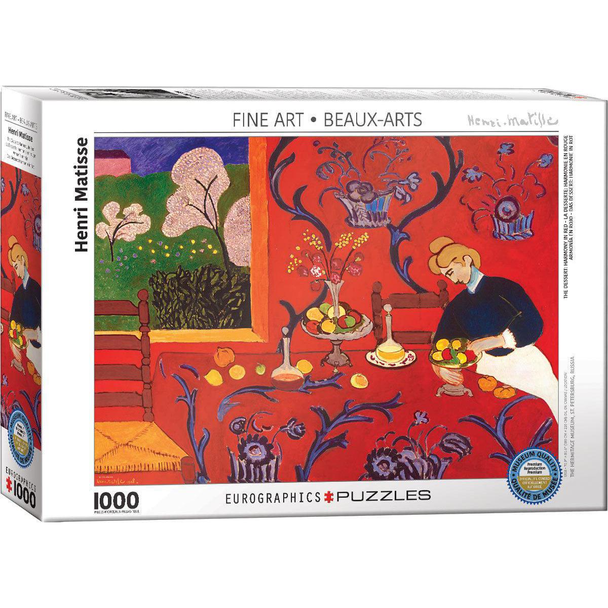 The Dessert: Harmony in Red 1000 Piece Jigsaw Puzzle Eurographics