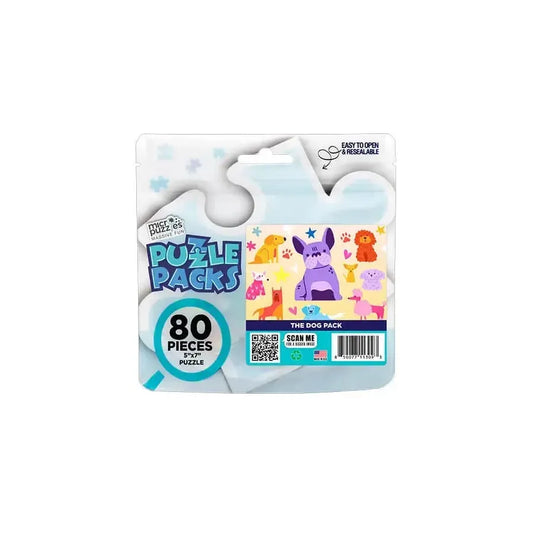 The Dog Pack 80 Piece Mini Jigsaw Puzzle Micro Puzzles