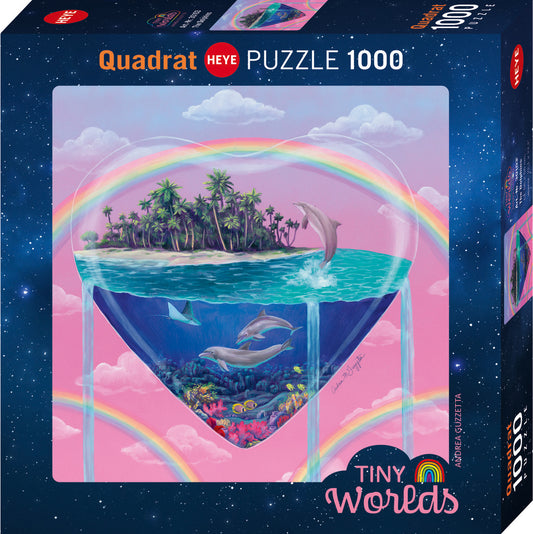 The Dolphins Tiny Worlds 1000 Piece Jigsaw Puzzle Heye
