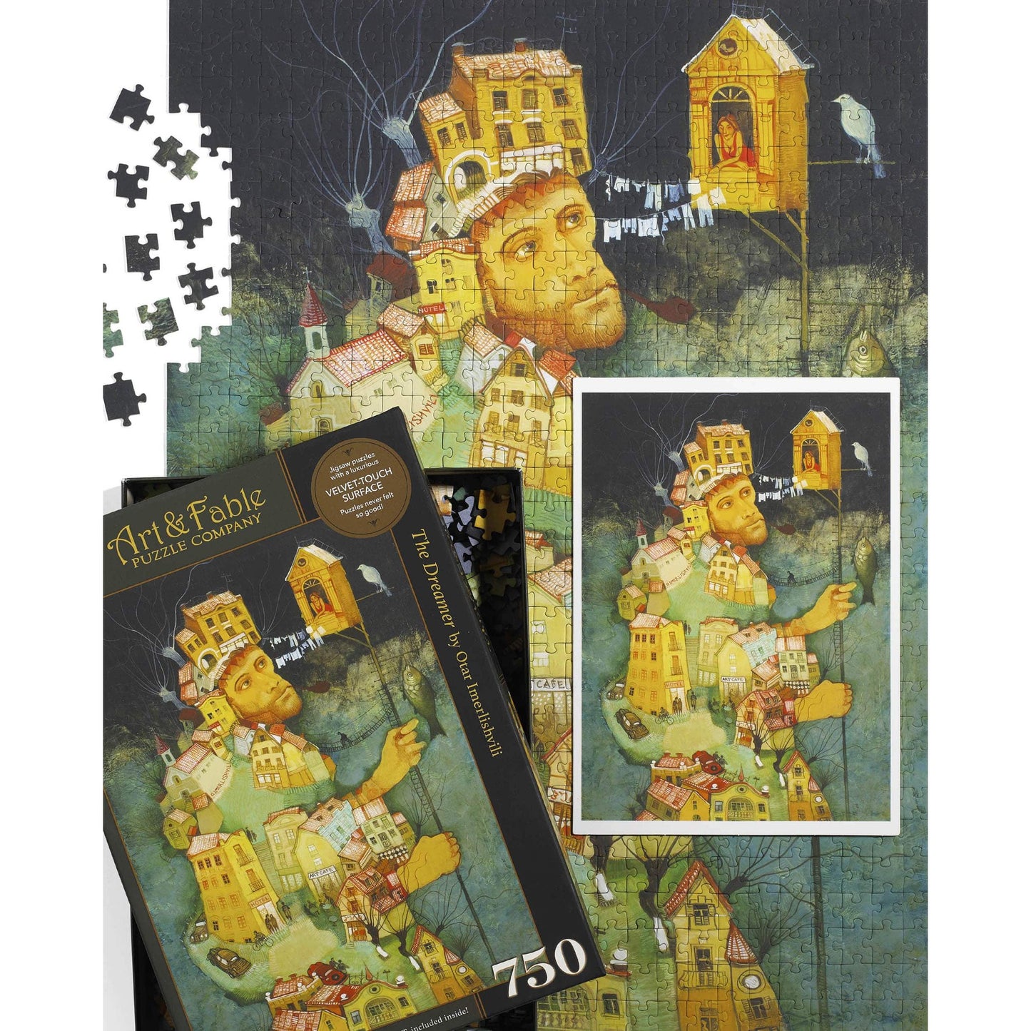 The Dreamer 750 Piece Premium Jigsaw Puzzle Art & Fable
