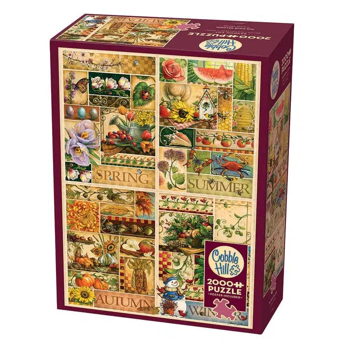 The Four Seasons 2000 Piece Jigsaw Puzzle Cobble Hill