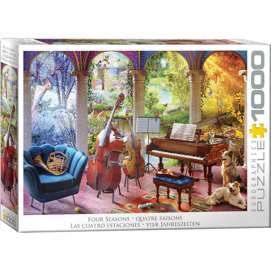 The Four Seasons of Music 1000 Piece Jigsaw Puzzle Eurographics