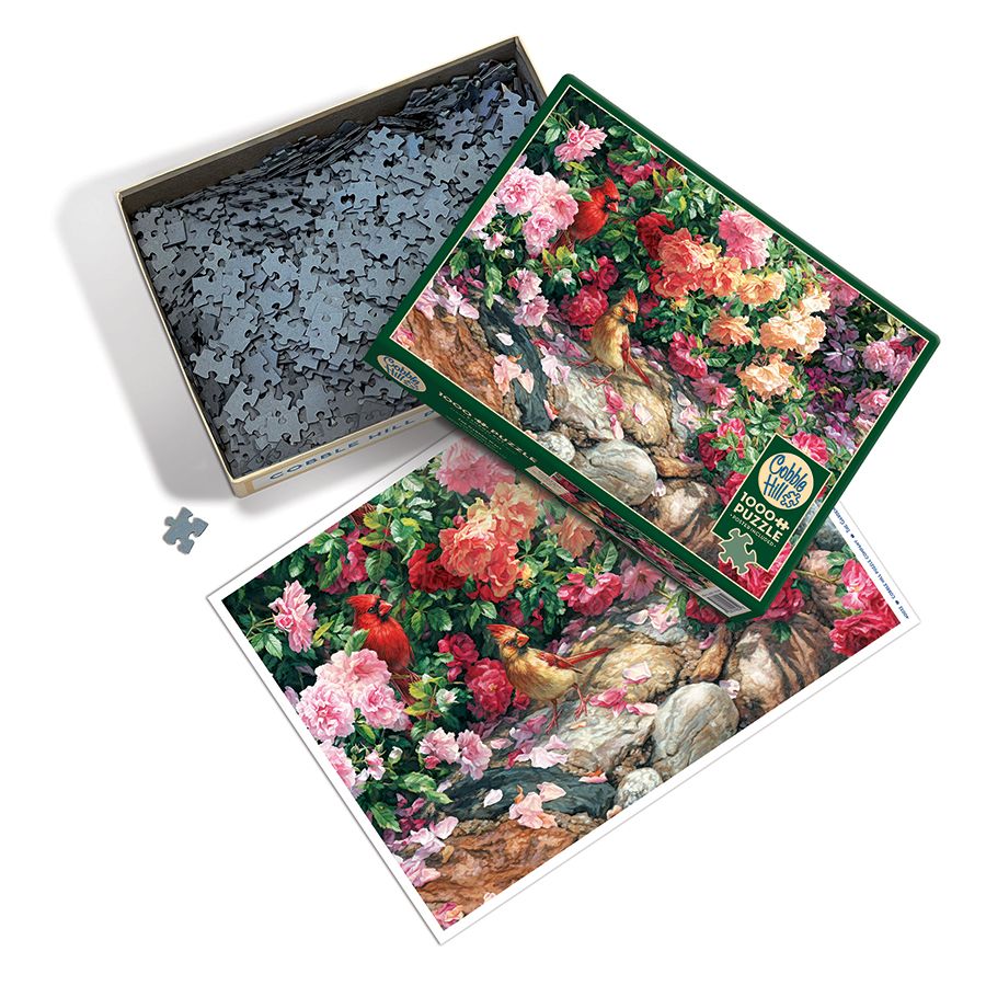 The Garden Wall 1000 Piece Jigsaw Puzzle Cobble Hill