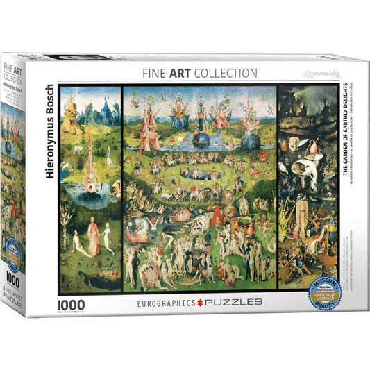 The Garden of Earthly Delights 1000 Piece Jigsaw Puzzle Eurographics