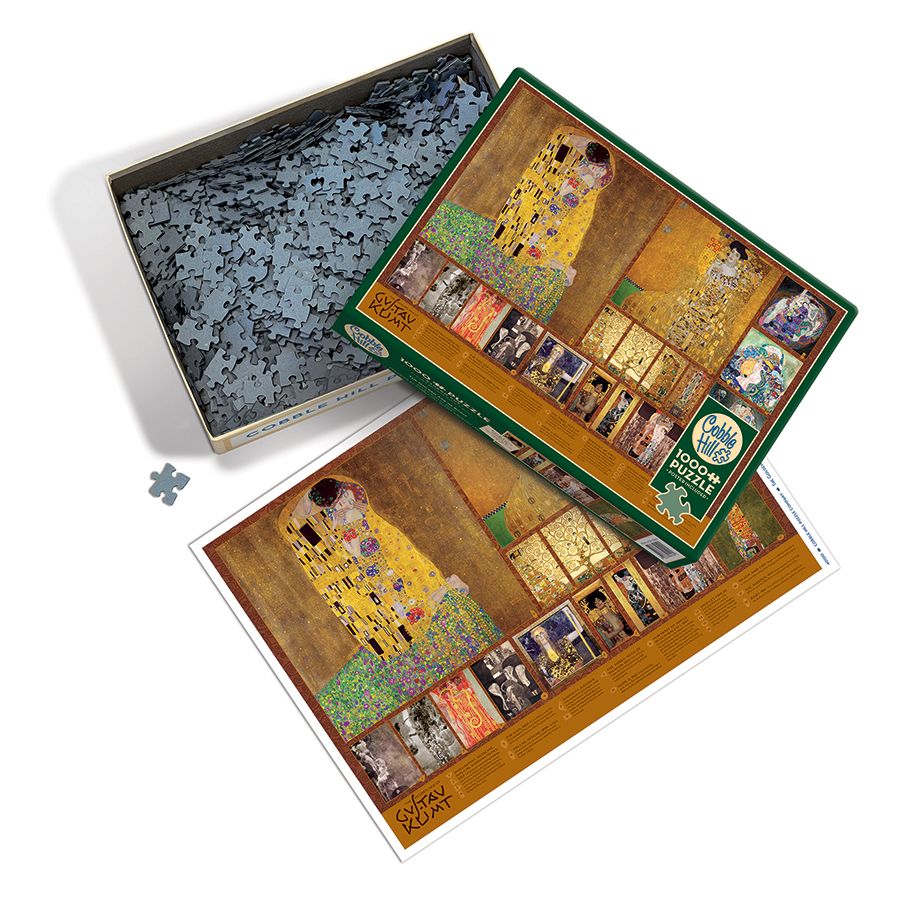 The Golden Age of Klimt 1000 Piece Jigsaw Puzzle Cobble Hill