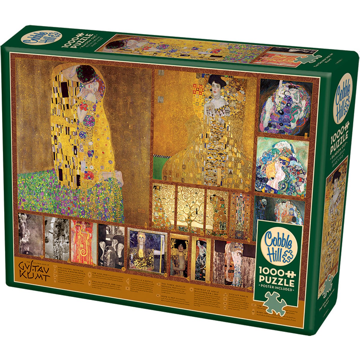 The Golden Age of Klimt 1000 Piece Jigsaw Puzzle Cobble Hill