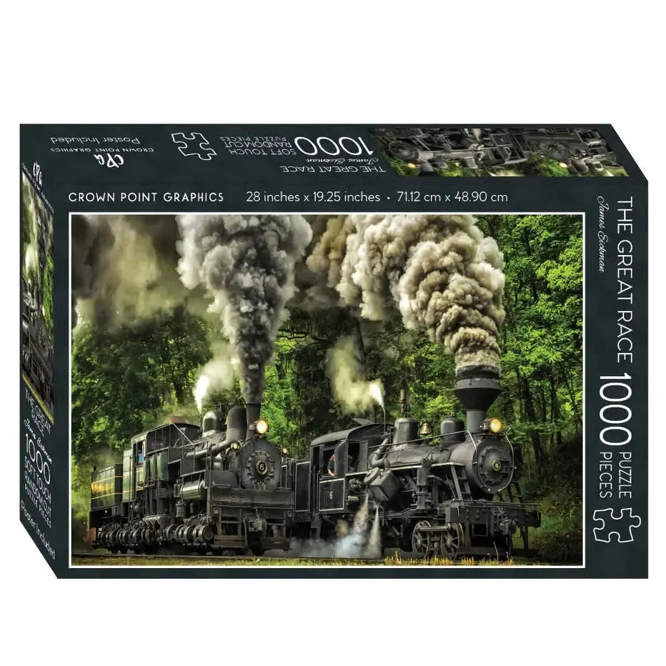 The Great Race 1000 Piece Soft Touch Jigsaw Puzzle Crown Point