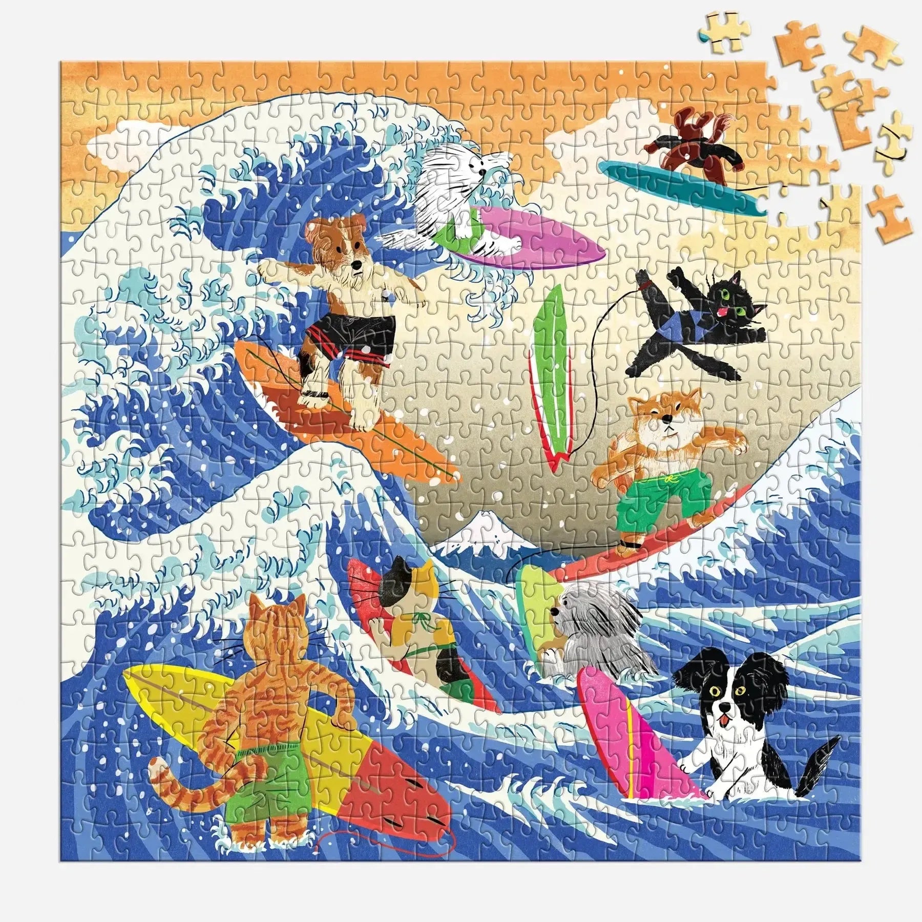 The Great Surf 500 Piece Jigsaw Puzzle Galison