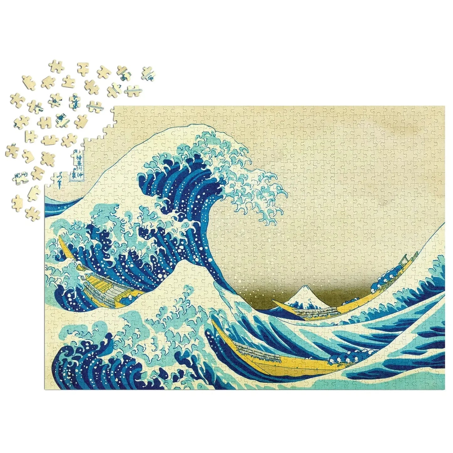 The Great Wave off Kanagawa by Hokusai 1000 Piece Jigsaw Puzzle Enjoy