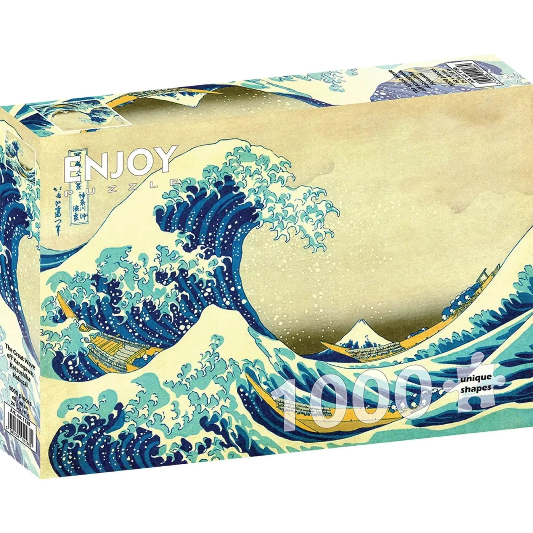 The Great Wave off Kanagawa by Hokusai 1000 Piece Jigsaw Puzzle Enjoy