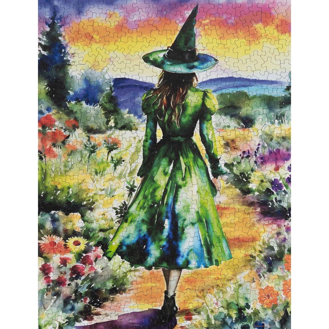 The Green Witch's Journey 500 Piece Jigsaw Puzzle Springbok