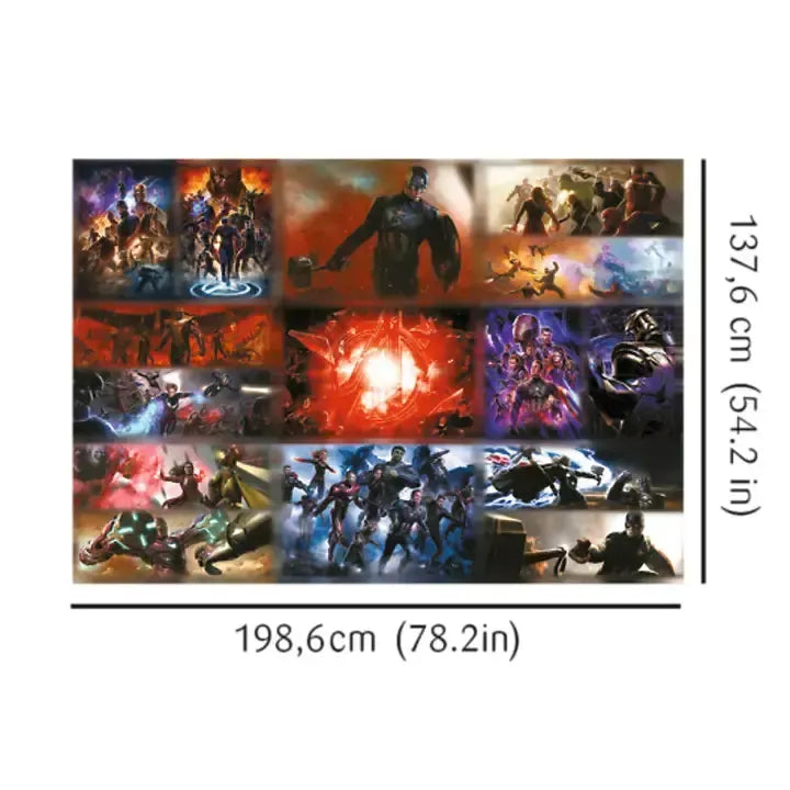 The Infinity Saga Ultimate Marvel Collection 13500 Piece Jigsaw Puzzle Trefl