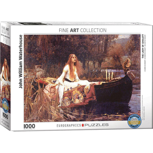 The Lady of Shalott 1000 Piece Jigsaw Puzzle Eurographics