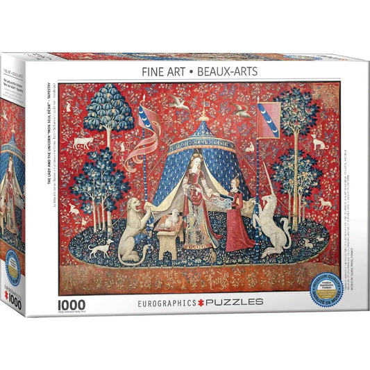 The Lady & the Unicorn 1000 Piece Jigsaw Puzzle Eurographics