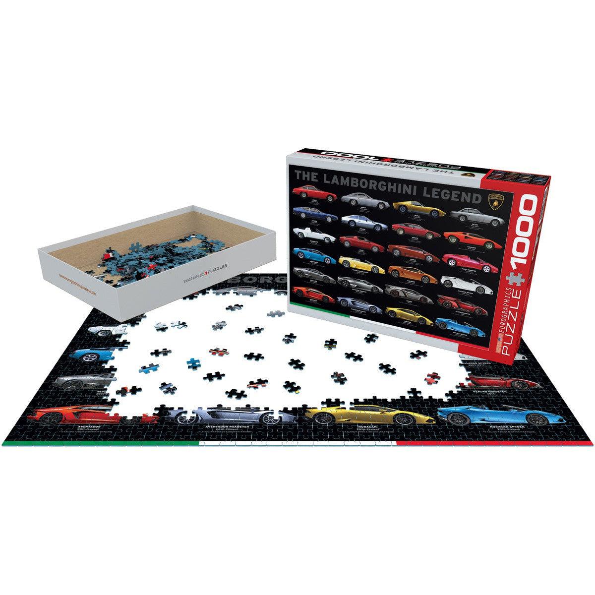 The Lamborghini Legend 1000 Piece Jigsaw Puzzle Eurographics