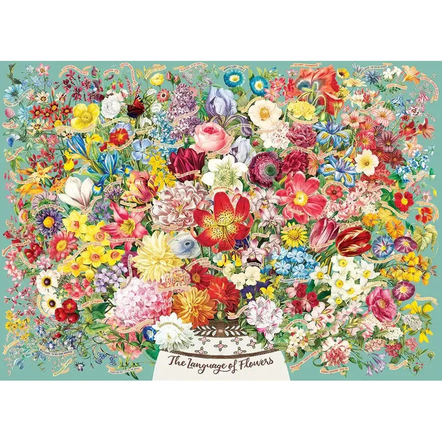 The Language of Flowers 1000 Piece Jigsaw Puzzle Cobble Hill