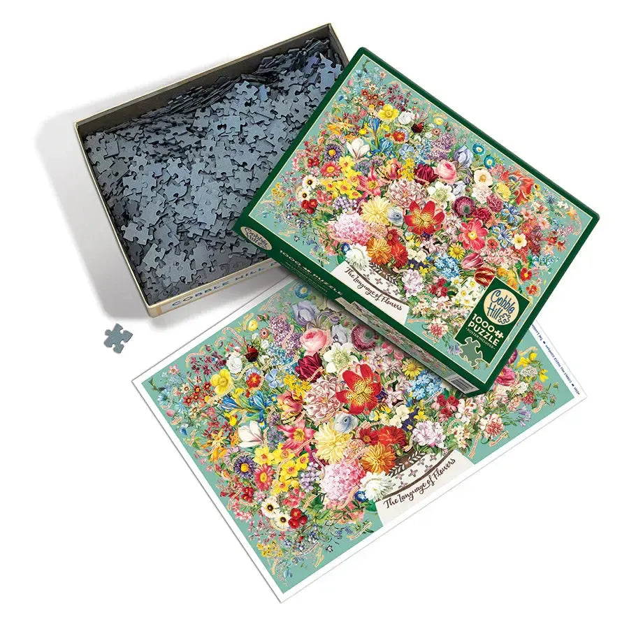 The Language of Flowers 1000 Piece Jigsaw Puzzle Cobble Hill