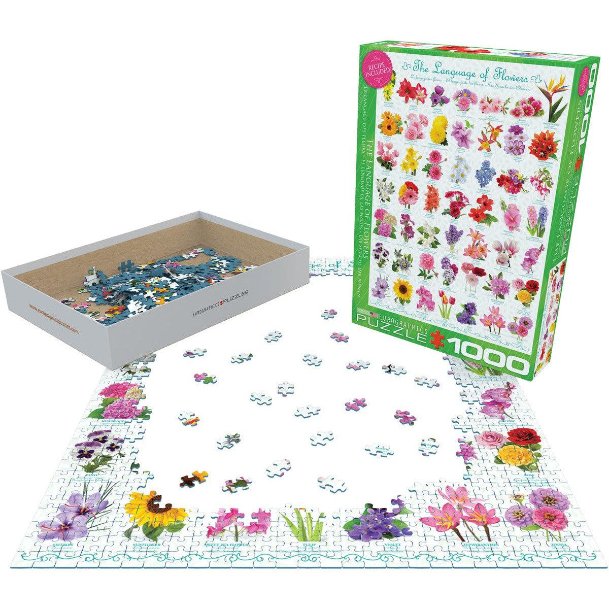 The Language of Flowers 1000 Piece Jigsaw Puzzle Eurographics