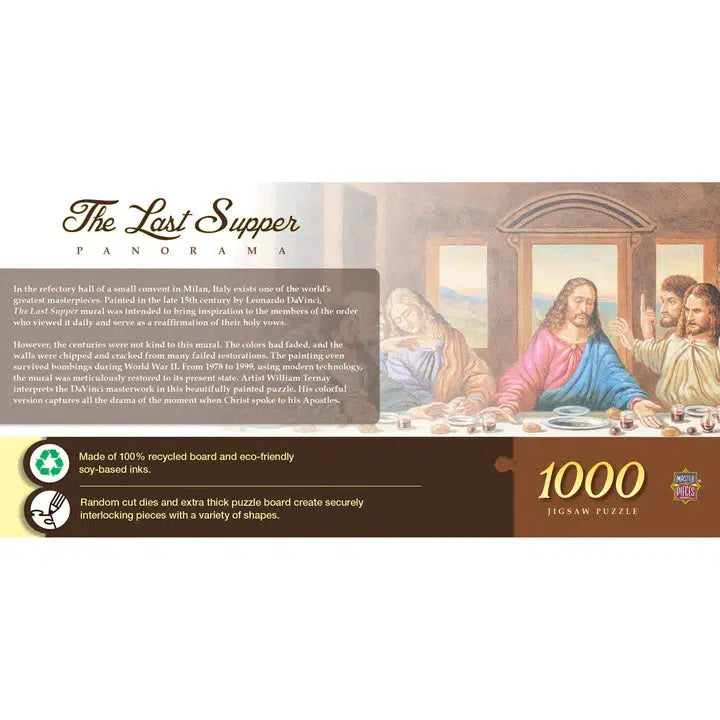 The Last Supper 1000 Piece Panoramic Jigsaw Puzzle MasterPieces