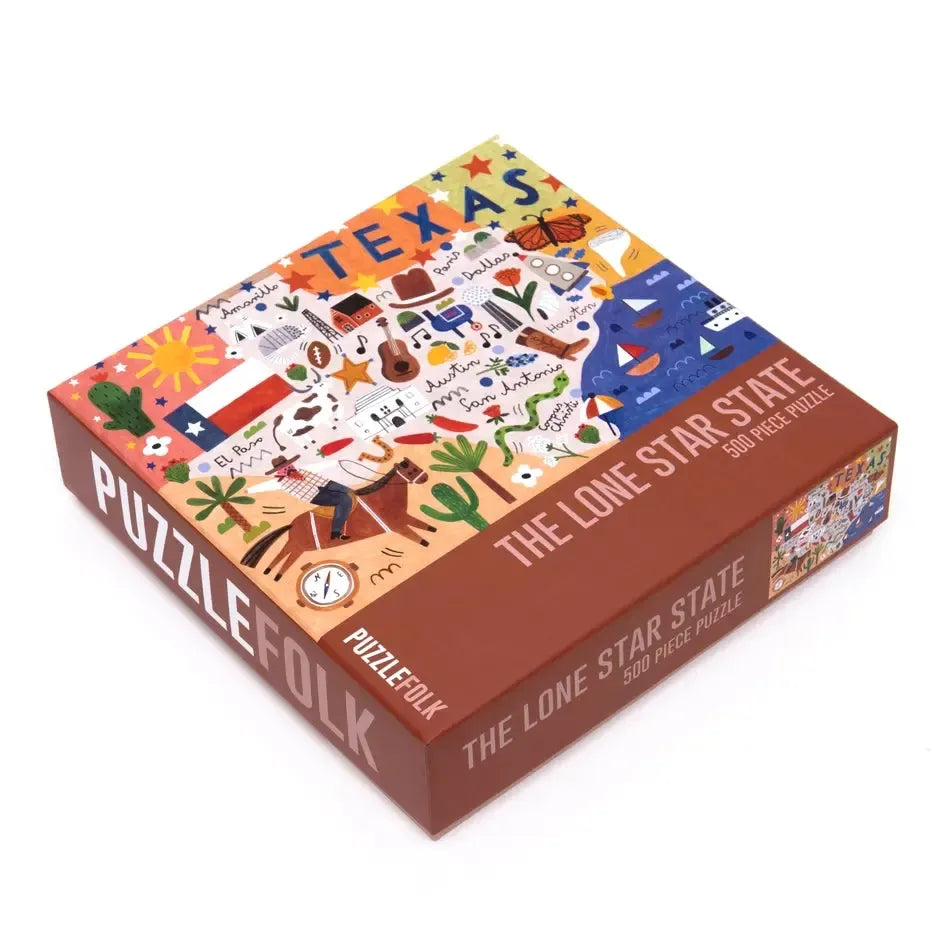 The Lone Star State 500 Piece Jigsaw Puzzle PuzzleFolk
