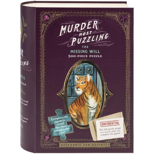 The Missing Will 500 Piece Murder Mystery Jigsaw Puzzle Chronicle