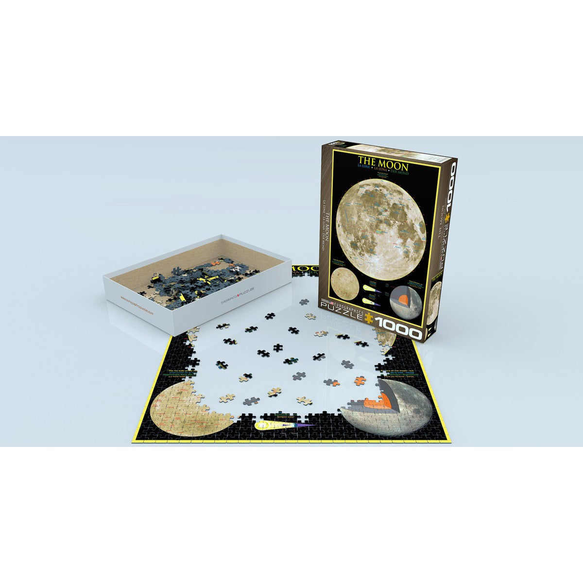 The Moon 1000 Piece Jigsaw Puzzle Eurographics