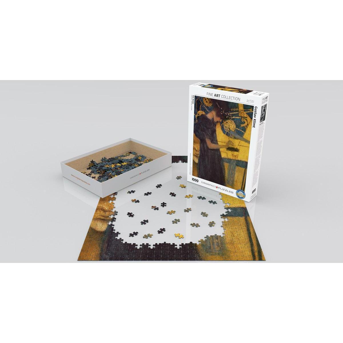 The Music by Klimt 1000 Piece Jigsaw Puzzle Eurographics
