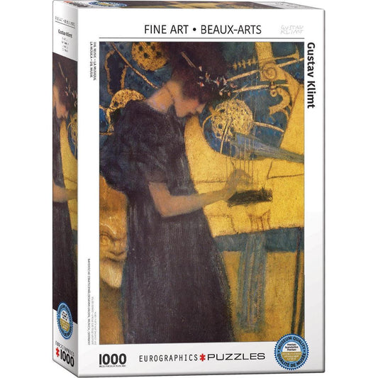 The Music by Klimt 1000 Piece Jigsaw Puzzle Eurographics
